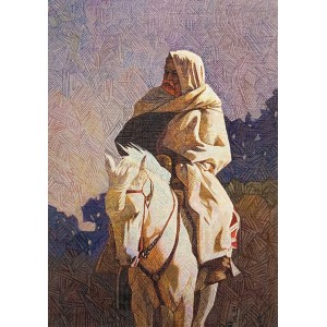 Tariq Mahmood, 28 x 42, Oil on Jute, Figurative Painting, AC-TMD-048